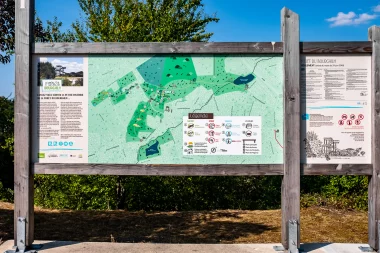 Entrée Plan du Site du Bourghail de Merignac.